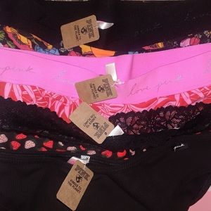 Victoria's Secret PINK new panties with tag 4 pair